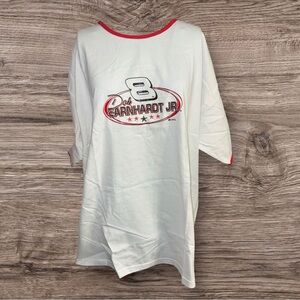 Vintage Dale Earnhardt Jr. #8 NASCAR Ringer T-Shirt Y2K NWT Men’s 2XL